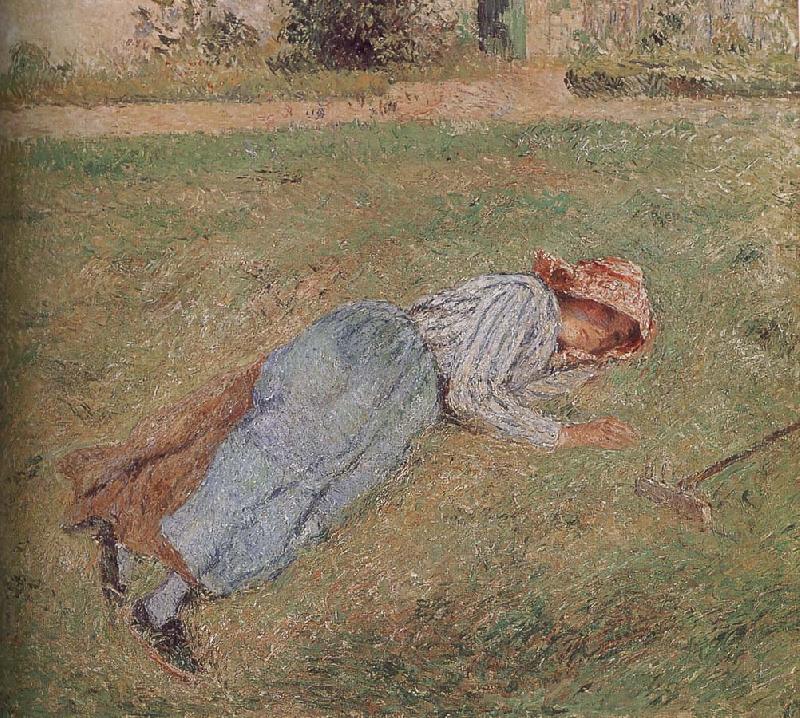 Camille Pissarro farm girls